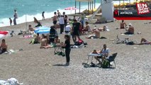 Antalya'da oyunun kullanan sahile koştu