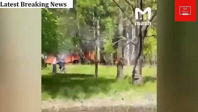 Russian army Su-34 plane crashed on Russian territory