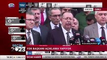 YSK Başkanı Ahmet Yener'den açıklama