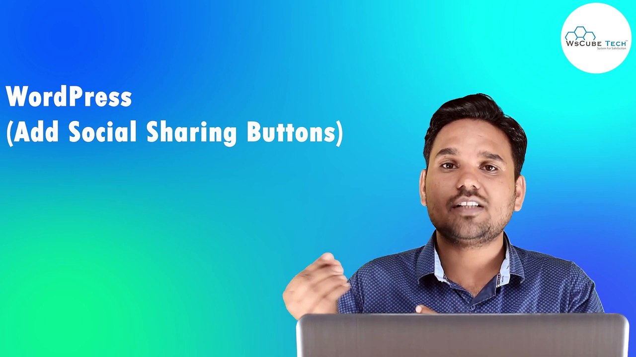 How to Add Social Share Buttons in WordPress _ WordPress Tutorials in Hindi-(1080p)