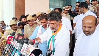 Karnataka DK Sivakumar emotional ward after congress win