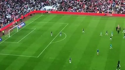 Luton Town's players at Sunderland