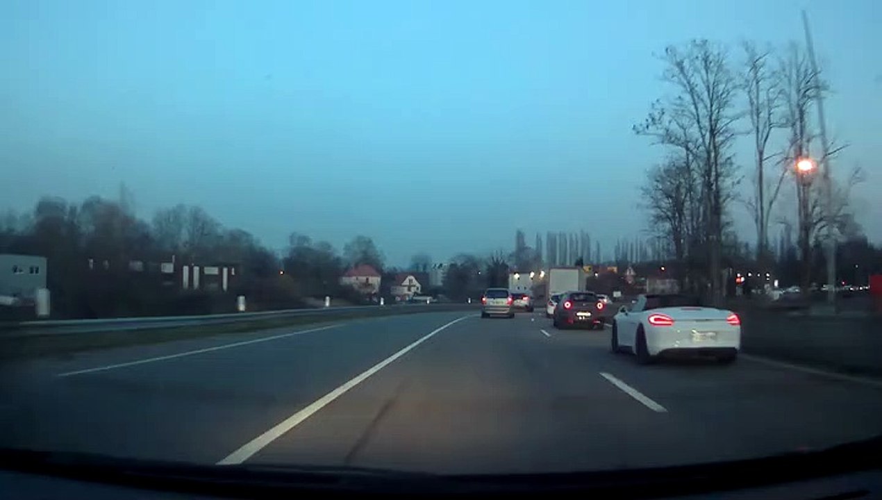 Convertible in winter