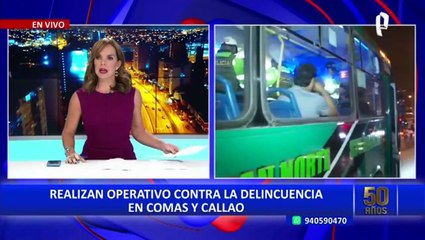 Callao: 600 policías participan de megaoperativo contra la delincuencia