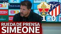 Rueda de prensa de Simeone tras el Elche vs. Atlético de Madrid de LaLiga Santander
