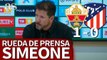 Rueda de prensa de Simeone tras el Elche vs. Atlético de Madrid de LaLiga Santander