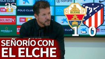 Dicen que carece de señoría pero esto habla muy bien de él: Simeone y la victoria del Elche