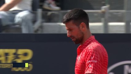 Rome - Djokovic en deux temps
