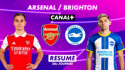 Le résumé d'Arsenal / Brighton - Premier League 2022-23 (36ème journée)