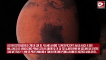 Marte estuvo cubierto por un océano que pudo albergar vida