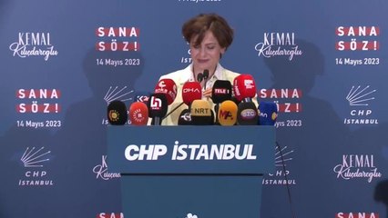 Canan Kaftancıoğlu: "İstanbul'da Açılan Yüzde 40 Sandık Sonuçlarına Göre Kılıçdaroğlu'nun Oyu Yüzde 51"