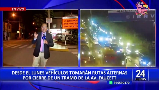 Cierre de la Av. Faucett: conoce las rutas alternas habilitadas desde este 15 de mayo