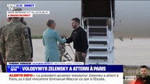 L'avion du président ukrainien, Volodymyr Zelensky, vient d'atterrir sur la base aérienne de Villacoublay (Yvelines)