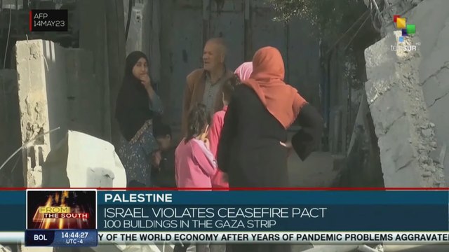 Israel violates ceasefire pact and attacks the Gaza Strip