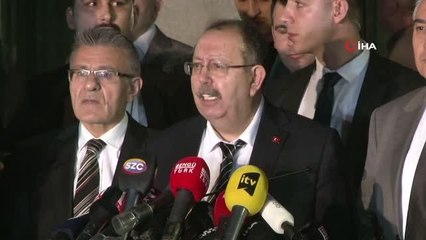 YSK Başkanı Yener: "Yurt içerisinde yüzde 47.08, yurtdışında ise yüzde 12.60 oy girişi gerçekleşmiştir"