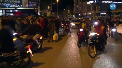 Adıyaman’da sayım bitmeden kutlama