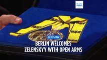 Germany welcomes president Zelenskyy with open arms