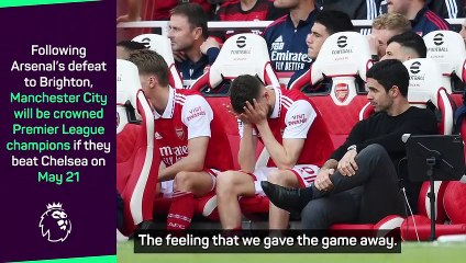 'At the moment it’s just frustration' - Arteta dejected as Arsenal challenge almost over