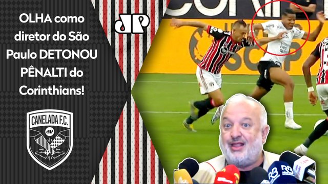 DESABAFO FORTE! Diretor do São Paulo DETONA PÊNALTI pro Corinthians e RASGA CRÍTICAS à ARBITRAGEM!