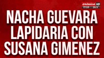 Nacha Guevara criticó a Susana Giménez por hablar mal del país: 