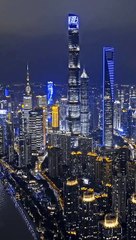 Shangai City china  night view