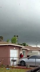 Small Tornado Hits Compton, CA