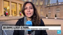 Informe desde París: presidente de Ucrania hace visita no anunciada a Francia