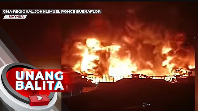 Ilang nasunugan sa Sta. Cruz, Maynila kahapon, sa bus terminal nagpalipas ng gabi | UB