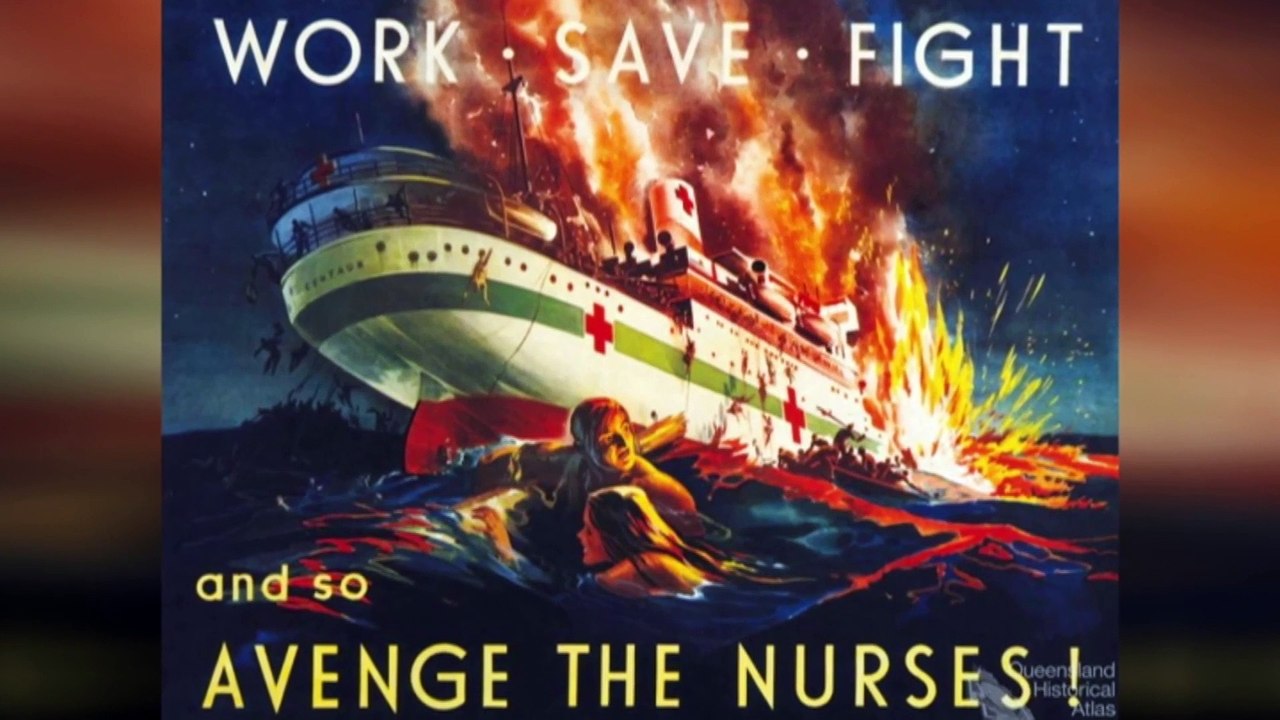 Families, nurses pause to remember 80th anniversary of the sinking of the 2/3rd Australian Hospital Ship Centaur