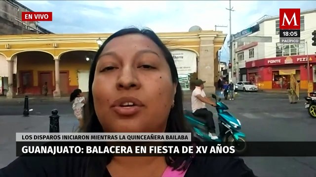 Se desata balacera en fiesta de XV años mientras la quinceañera estaba bailando en Guanajuato