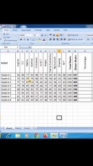 How to find percentage in Ms excel