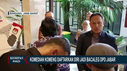Komeng Resmi Daftarkan Diri Jadi Bakal Calon Anggota DPD RI