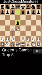 Queens Gambit. Trap 5.
