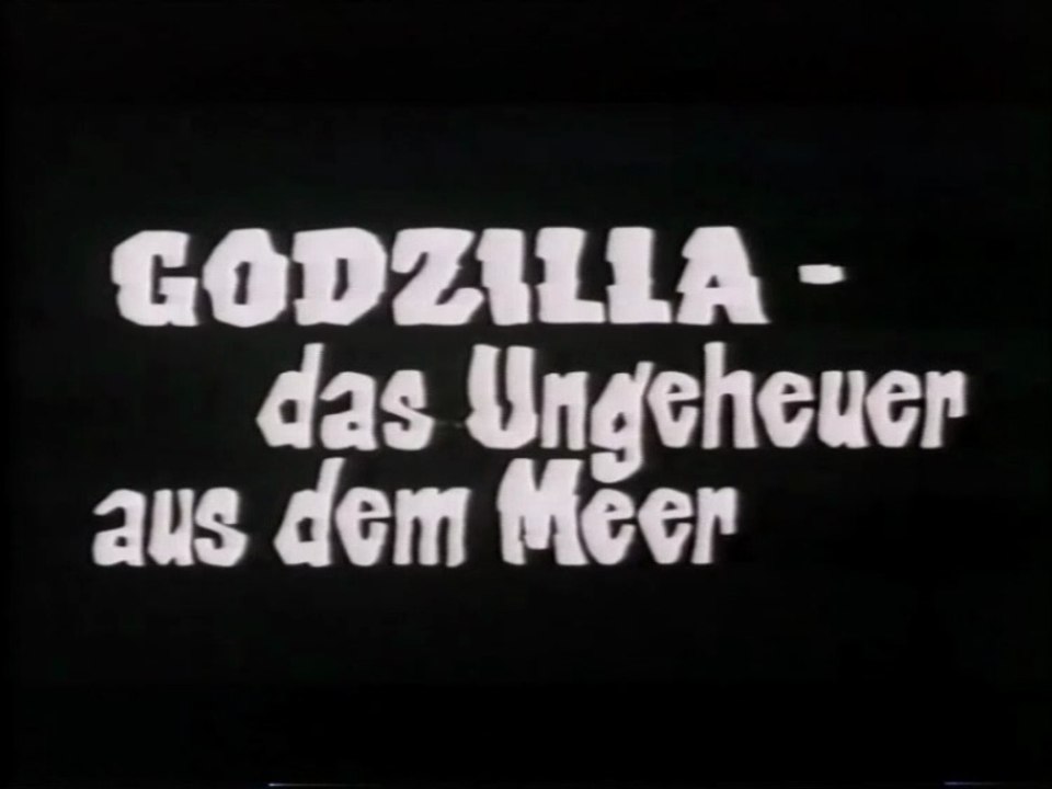 Ebirah, Horror of the Deep (1966) - German credits!