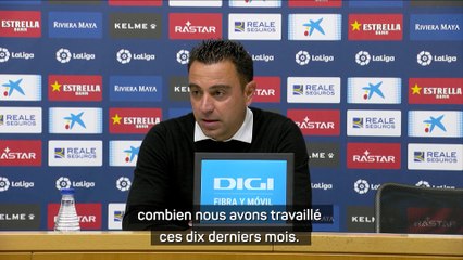 Xavi : "Un titre largement mérité !"
