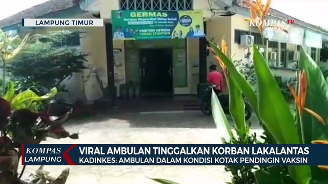 Viral Ambulans Tinggalkan Korban Lakalantas, Ini Kata Kadinkes