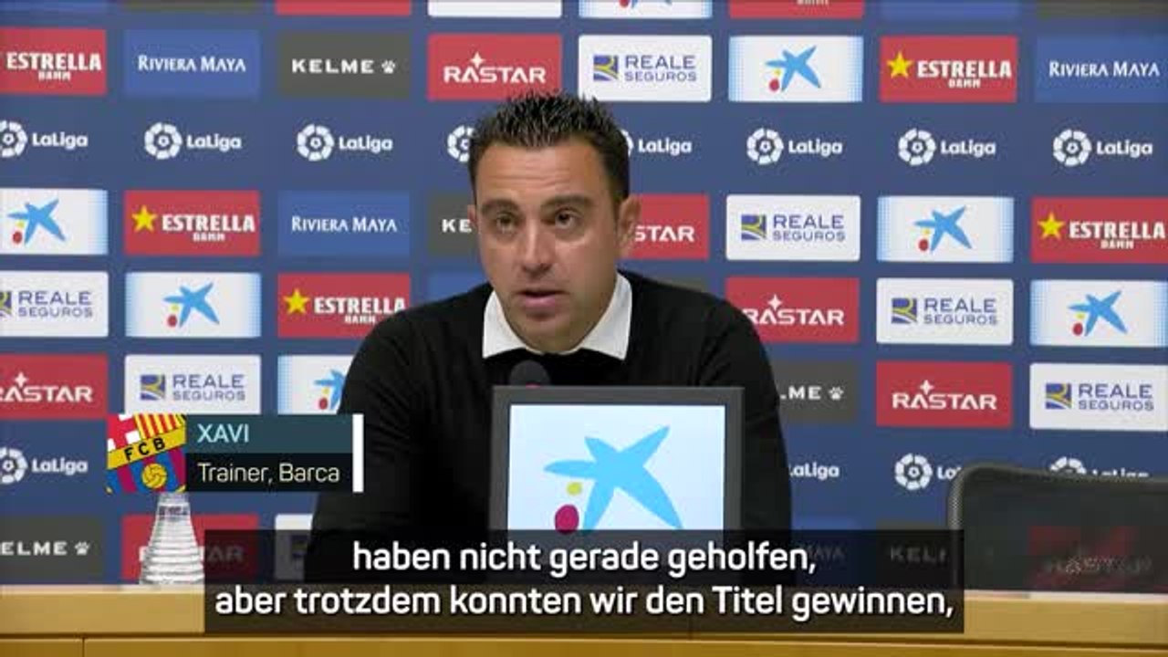 Xavi: 'Probleme außerhalb haben nicht geholfen'