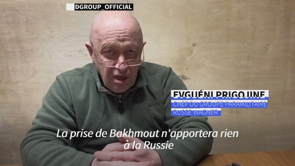 La Russie "doit cesser de mentir" sur la situation à Bakhmout déclare le chef de Wagner