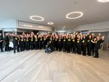Bedford Rock Choir flash mob at shopping centre