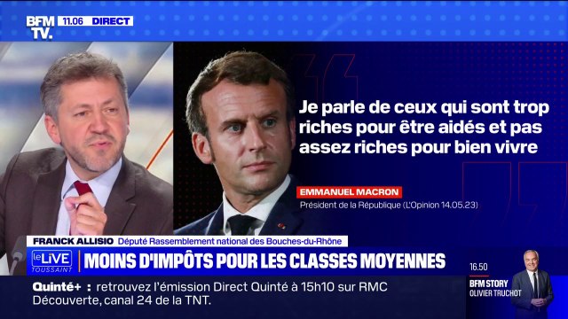 Franck Allisio, député RN des Bouches-du-Rhône: Le président ment, il n'a jamais cessé d'augmenter les impôts