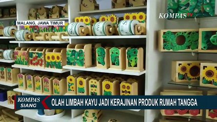 Download Video: Produk Rumah Tangga Olahan Limbah Kayu Milik Retno dan Suami Sukses Memikat Pembeli