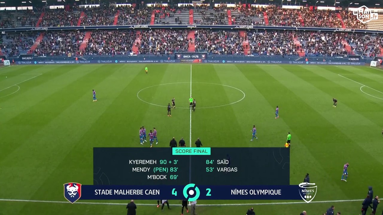 J35 Ligue 2 BKT : Le résumé vidéo de SMCaen 4-2 Nîmes Olympique