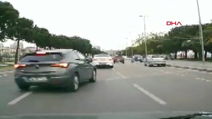 Kartal’da trafik magandası kamerada
