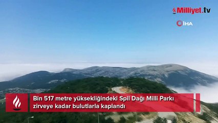 Spil bulutlarla kaplandı, görsel şölen oluştu