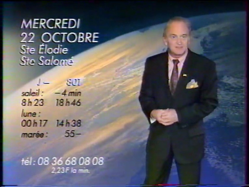 TF1 - 21 Octobre 1997 - Bandes annonces, journal des courses, pubs, météo (Alain Gillot-Pétré)