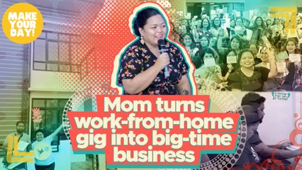 Mom turns work-from-home gig into big-time business | Make Your Day