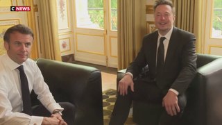 Elon Musk reçu par Emmanuel Macron à l’Élysée