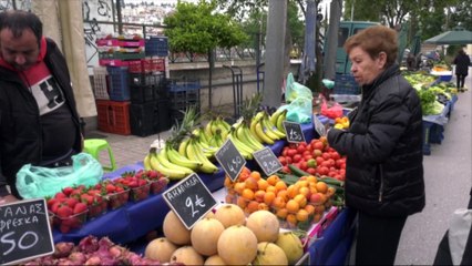 Λαϊκή αγορά: Μειωμένη η ζήτηση και η προσφορά σε εποχιακά είδη