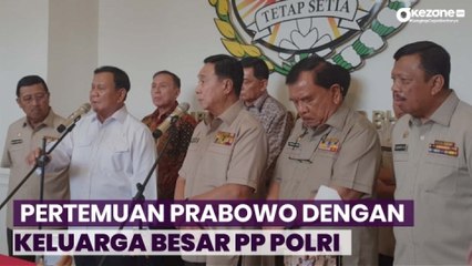 Prabowo Ungkap Tujuan Silahturahmi ke Keluarga Besar Purnawirawan Polri