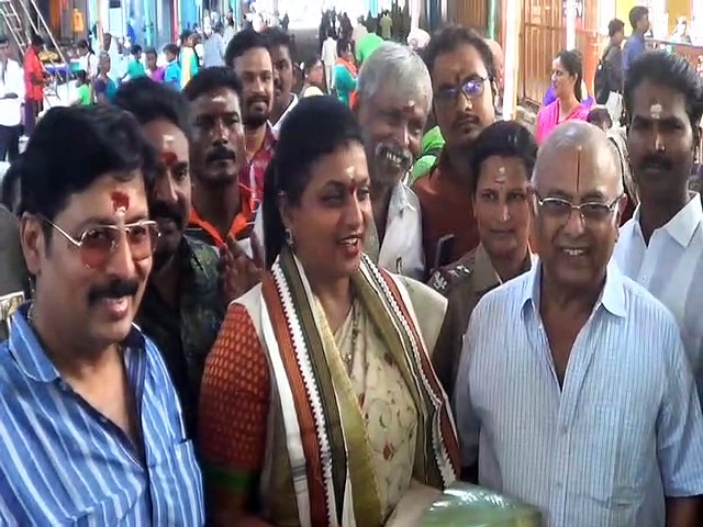 மீனாட்சி அம்மனின் அருளாள் புது எனர்ஜியுடன் மக்களுக்கு நல்லது செய்ய உள்ளேன் - அமைச்சர் ரோஜா